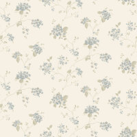 Mininatures Tapeten Landhausstil Blumen Floral