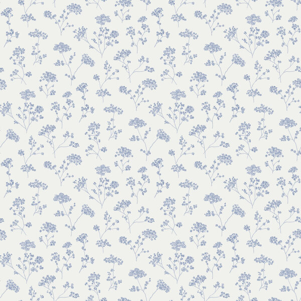 Mininatures Tapeten Landhausstil Blumen Floral