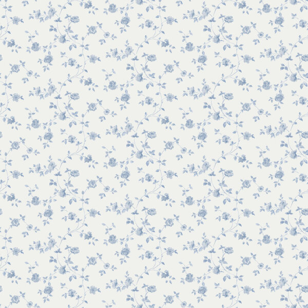 Mininatures Tapeten Landhausstil Rosen Floral