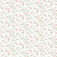 Mininatures Tapeten Landhausstil Rosen Floral