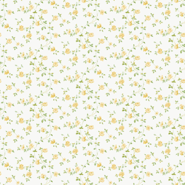 Mininatures Tapeten Landhausstil Rosen Floral