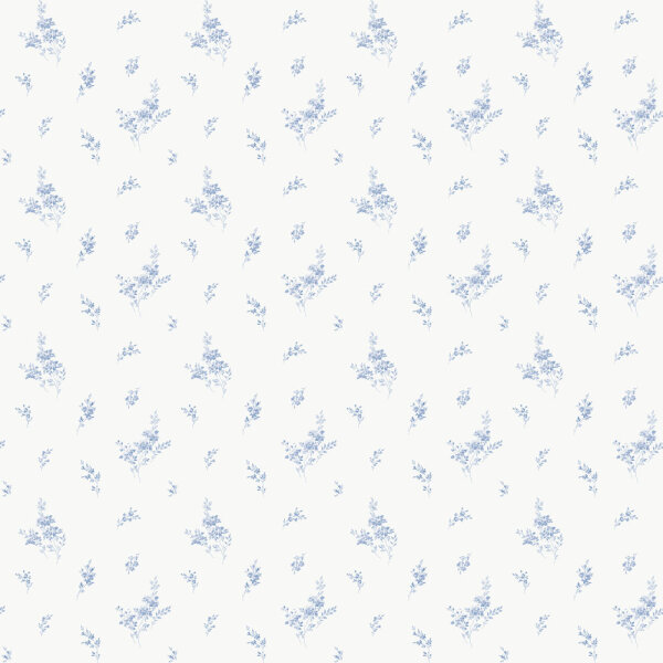 Mininatures Tapeten Landhausstil Blumen Floral