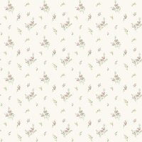 Mininatures Tapeten Landhausstil Blumen Floral