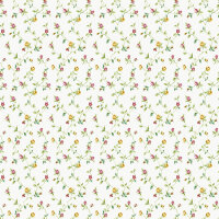 Mininatures Tapeten Landhausstil Blumen Floral