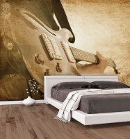 Grunge Gitarre Wallpaper  250 x 318 cm (HxB)