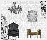 M wallpaper Baroque 3 / 1,33 x 2 Meter (150g Vlies)