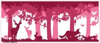 M wallpaper Forest 1,33 x 2 Meter (150g Vlies)