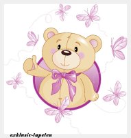 M wallpaper Bears 1,33 x 2 Meter (150g Vlies)