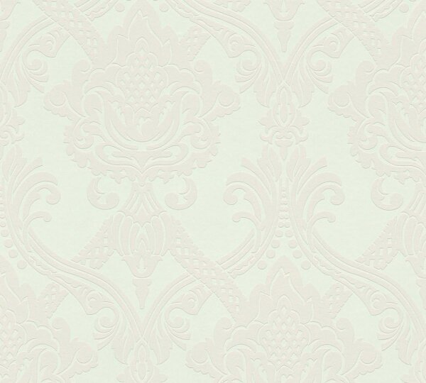 Tapete Vlies A.S. Création Best of Vlies 2018 Metallic Weiß 554956 Maße: 10,05 x 0,53 m