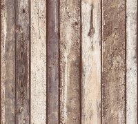 Tapete in Vintage Holz Optik  beige braun