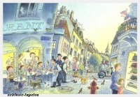 XL wallpaper Rue Hugo 4 x 2,67 Meter (150g Vlies)