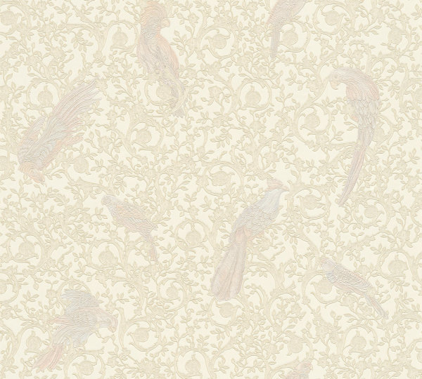 Versace wallpaper Tapete Versace 4 Barocco Birds 370535