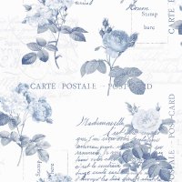 Nostalgie Tapeten Postkarte Floral