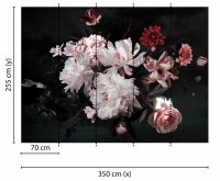 Fototapete 3,5 x 2,55 M. Bunch of Flower 2