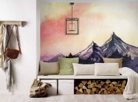 Fototapete 3,5 x 2,55 M. Mountain Paint 1