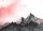 Fototapete 3,5 x 2,55 M. Mountain Paint 2