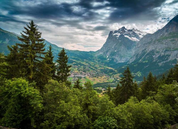 Fototapete 3,5 x 2,55 M. Mountain Views