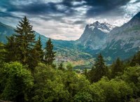 Fototapete 3,5 x 2,55 M. Mountain Views