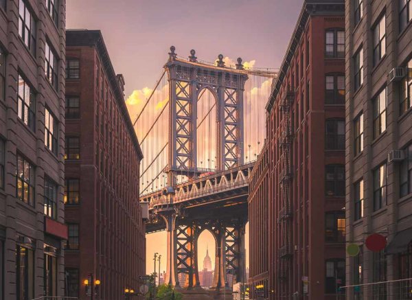 Fototapete 3,5 x 2,55 M. Brooklyn Bridge