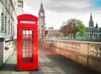 Fototapete 3,5 x 2,55 M. Phone Booth