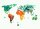 Fototapete 3,5 x 2,55 M. Colourful World 3