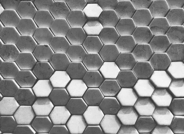 Fototapete 3,5 x 2,55 M. Hexagon Surface 1