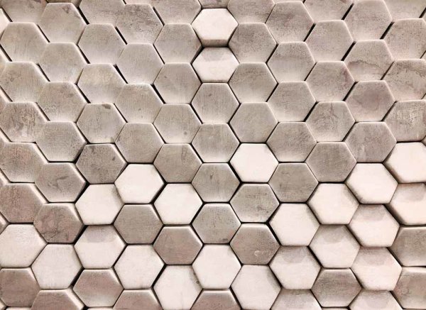 Fototapete 3,5 x 2,55 M. Hexagon Surface 2