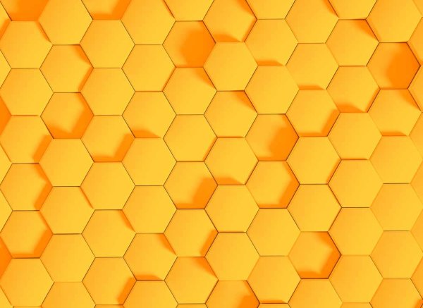 Fototapete 3,5 x 2,55 M. Honeycomb 2