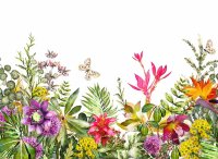 Fototapete 3,5 x 2,55 M. Motley Flowers