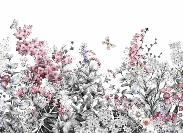 Fototapete 3,5 x 2,55 M. Flower Painting