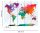 Fototapete 3,5 x 2,55 M. Global Map