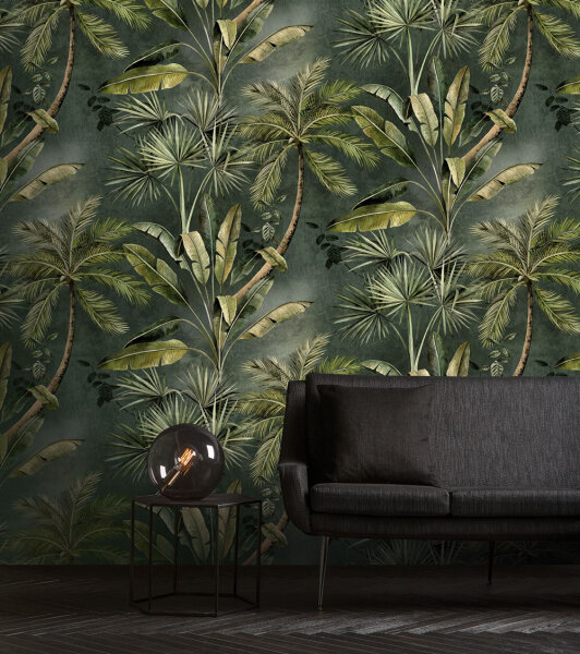 Blooming Wandbild Secret Garden 2 x 2,8 Meter