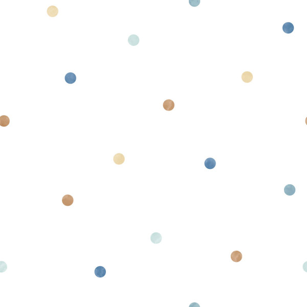 Tiny Tots Kinderzimmer Tapeten Punkte | 2025