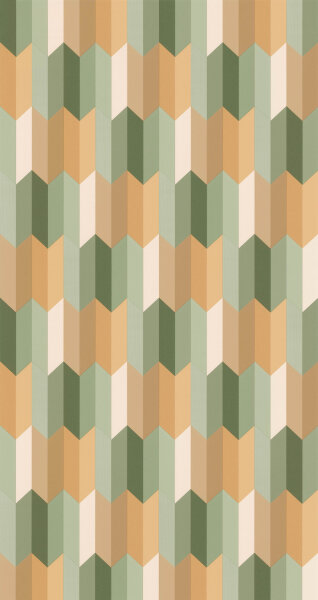 Bensimon Tapete geometrisch Retro