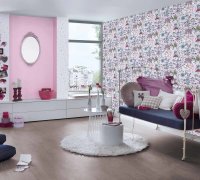 Little Love A.S. Création Tapete mit Punkten