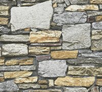 Premium Design Wallpaper Tapete Stein Naturstein Mauer