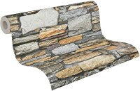 Premium Design Wallpaper Tapete Stein Naturstein Mauer