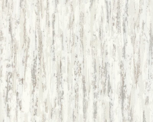 Stukturprofiltapete Tapete stark geschäumt beige braun weiß