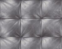 Vliestapete Move your Wall Stappmuster 3D Optik grau