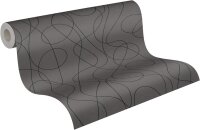 Vliestapete Life Tapete grafisch grau metallic