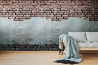 Fototapete Vlies Motiv Steinwand Betonoptik 159 x 280 cm ( bxh )