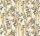Vliestapete Blumen Floral beige orange schwarz 1,06 M. breit