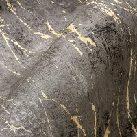 Vliestapete Marmor Design grau gold schwarz