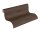 4 Rollen Tapete Authentic Walls Holz Optik braun
