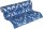 Vliestapete Barocktapete Ornament Damast silber blau