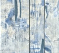 Vliestapete Wood and Stone Holzoptik Vintage blau