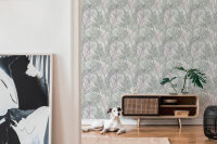 Tapete Attractive Farn Blätter