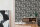 Tapete Attractive Blumen Floral schwarz