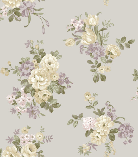 Landhaus Tapeten Primavera Blumenbouquet