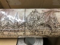 XL Vlies - Tapete 10,05x1,06 M  Schloss Barock glänzend